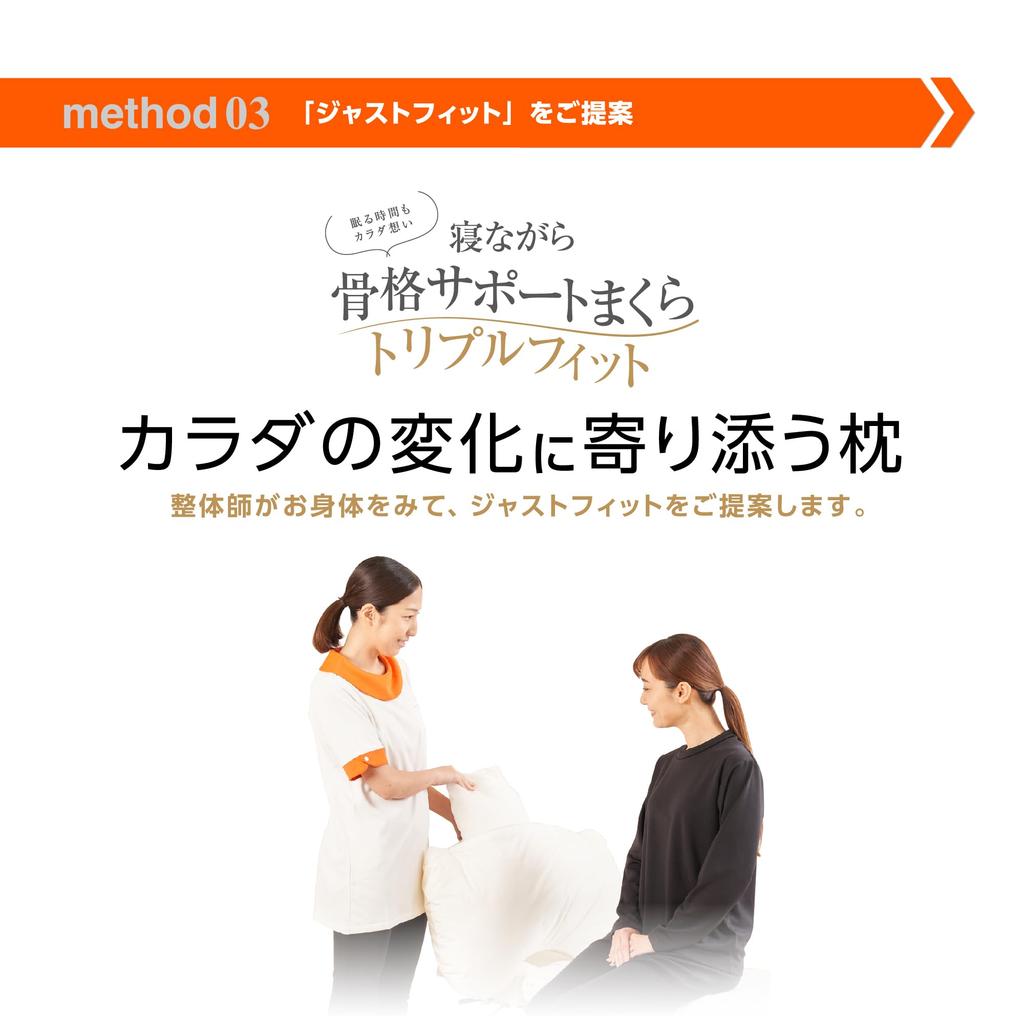 Body Factory Triple Fit Body Support Pillow for Sleeping, Bodywork Pillow for a Good Night's Sleep
