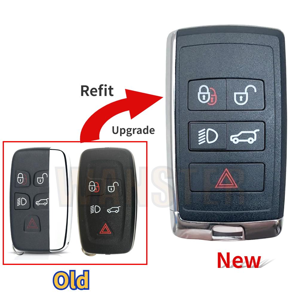 For Jaguar Land Rover Evoque Discovery 4 Evoque F-Pace F-Type XE XF XJ Freelander for Car Key Shell Key Housing Fob Case Modify