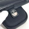 PRADA triangle logo plate Mini multi-pouch with belt Pouch Leather / Nylon Black