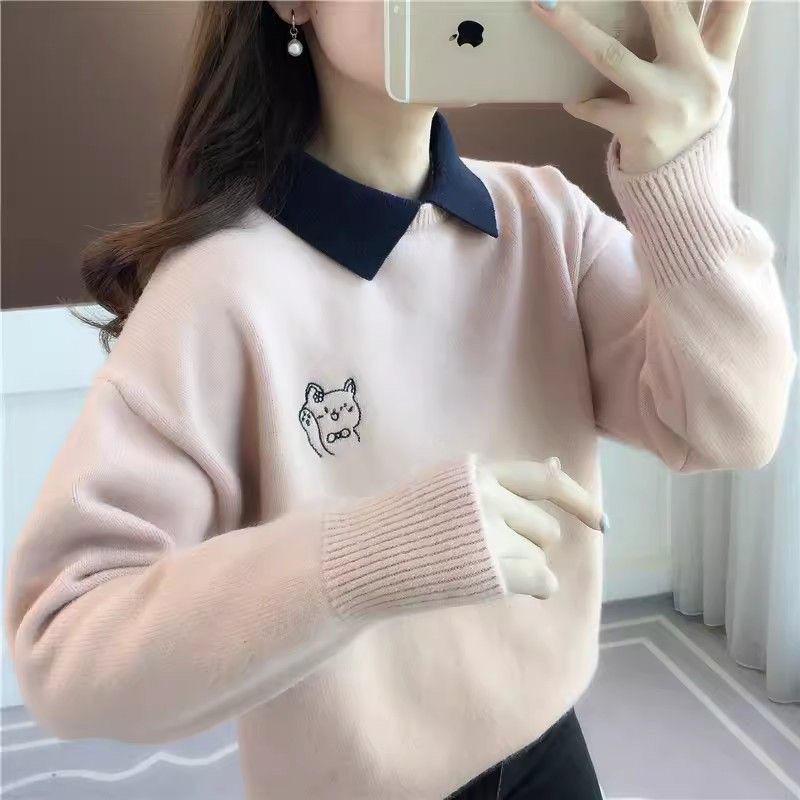 

Women s Winter 2025 Knitted Polo Sweater 2XL [65-70 kg]