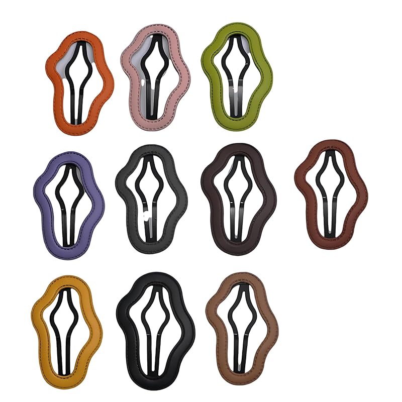 10PCS Fashion Flat Hair Clips For Women, Duck Billed Clips Barrettes Accessories (RK1) 10