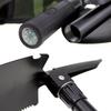 Collapsible Shovel With Compass Multifunctional Tactical Shovel With Zipper Bag Anti-slip Handle Garden Tool