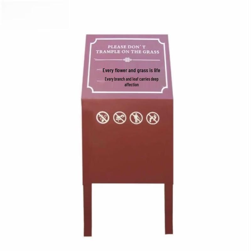 Yundu Galvanized Steel Sloped Garden Sign