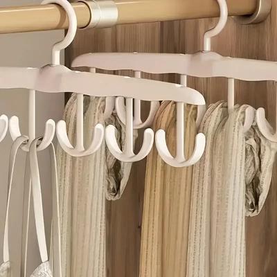 1PC Multi-Functional Hanger for Strap Underwear And Clothes Home Wardrobe Storage Organizer Wave Hook for Hats And Clothes