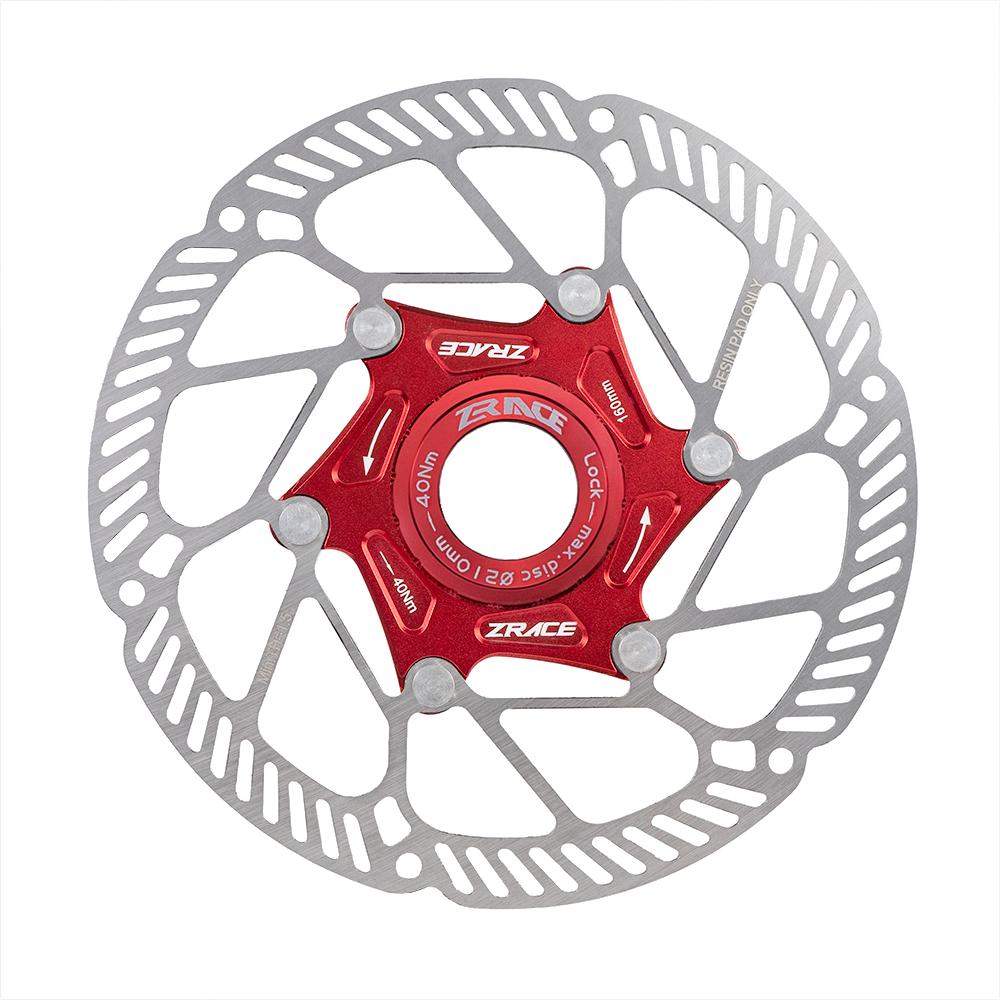 ZRACE Z2 Center Lock Disc Rotor bike brake rotor Strong heat dissipation floating rotor MTB / Road disc brake красный