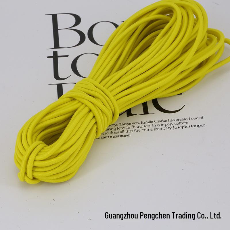 2.5mm High Elasticity Colorful Elastic Rubber Cord