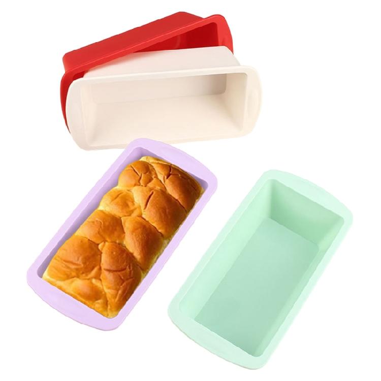 Multipurpose Silicone Loaf Pans Silicone Loaf Molds Nonstick Baking Moulds for DIY Bread Cake and More