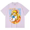 230 Gsm 100% Cotton Sailor Moon V5 Venus Print Unisex Heavy Cotton T Shirt
