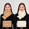 Autumn and winter embroidered scarf men's and women's fashion scarf accessories trend love warm velvet versatile scarf