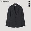 [She S miSS] Notched Two Button Setup Jacket SwSjkp22080