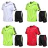 Men's Breathable Quick-drying Running Sport Set Short Sleeve Shirt And Shorts