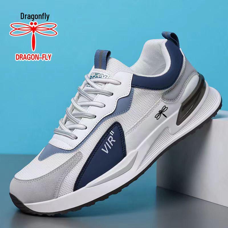 

Men s Soft Leather Breathable Sneakers - Lightweight Casual Shock-Absorbing Running Shoes for Autumn and Winter 44