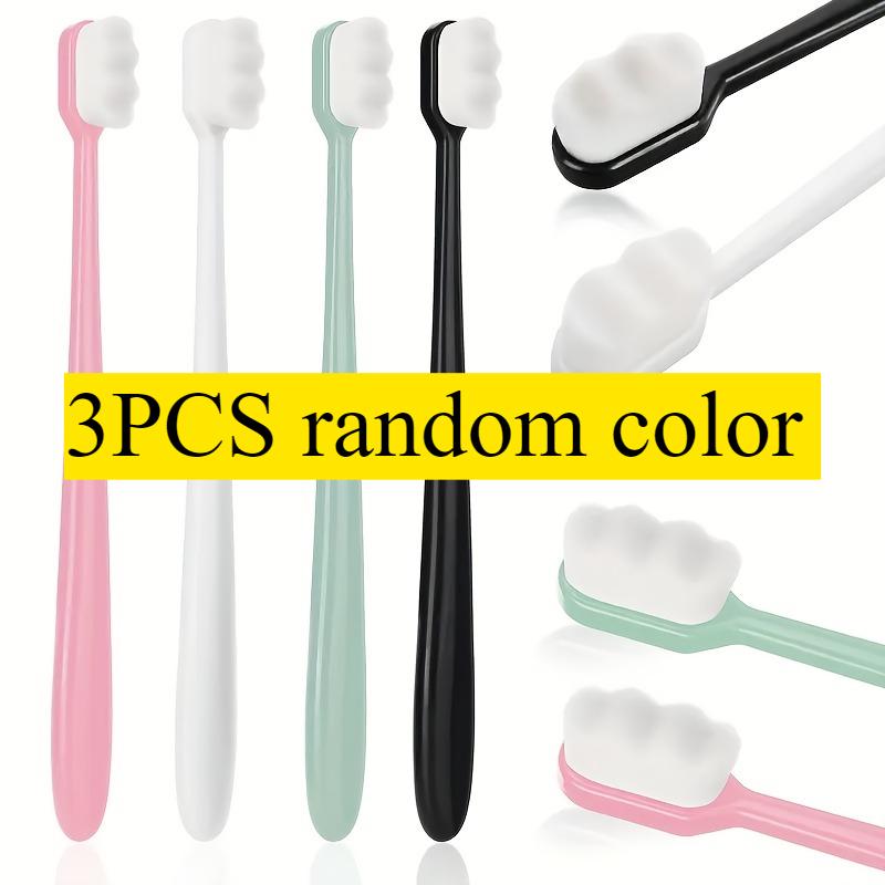 

3pcs Ultra-Soft Manual Toothbrush with 20, 000pcs Soft Bristles - Suitable for Sensitive Gums And Teeth