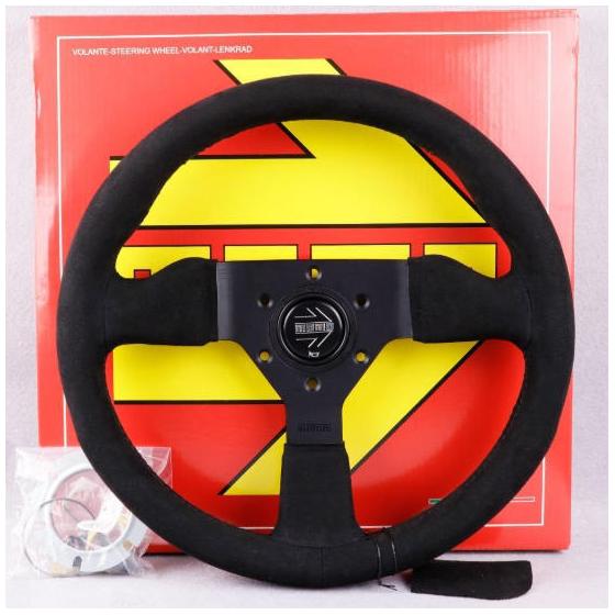 Steering, handle body MOMO 13 inch 330mm competition refurbished steering wheel red