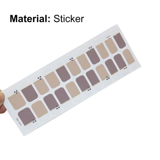 Nail Sticker Self-Adhesive Eco-friendly Paper Nail Art Stickers Decals for Beauty