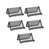 5Pcs Business Card Holder Gift Mesh Card Stand for Business Exhibitions Restaurants Travel Agencies Conference Tables Office
