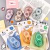 Morandi Color Large Capacity Transparent Correction Tape - Premium Student Stationery Gift