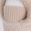 Children Face Cover Brimless Hat Neck Warmer With Cartoon Bear Design Pullover Earflap Hat For Toddler Skiing Hiking