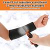 4 Pair Protective Arm Sleeves for Thin Skin AntiCut Burn Resistant Cover Forearm Sleeve for Cooking Construction Black 7.9 Inch