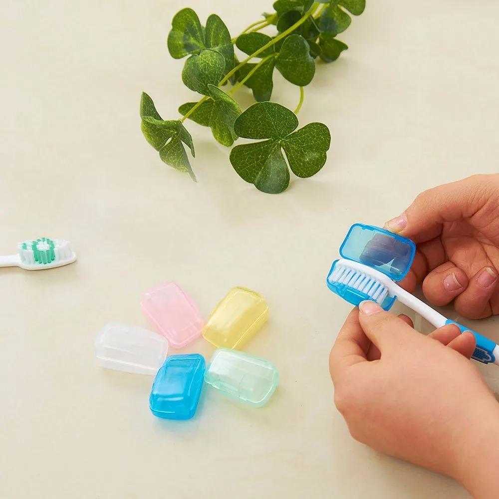 Portable Toothbrush Cover Holder Health Germproof Toothbrushes Protector Travel Hiking Camping Brush Cap Case