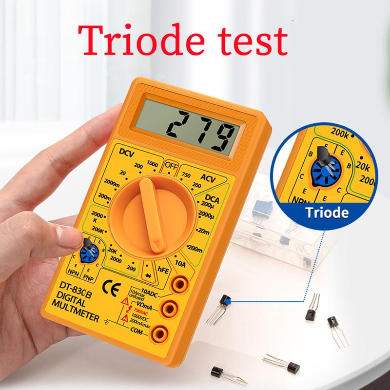 Dt830b Digital Multi-Meter Mini Universal Handheld Multi-Meter Electrical Instrument