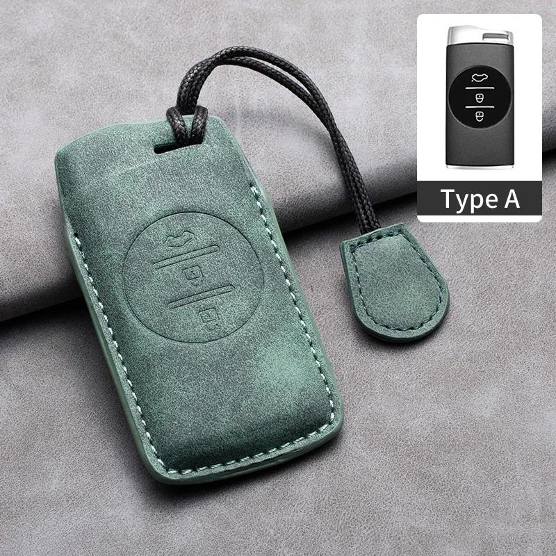 4 Button Leather Car Key Case Cover for Chery Omoda 5 2023 for Chery Tiggo 8 Pro Tiggo 7 Pro 8 PLUS Arrizo for Omoda S5 C5 Modod