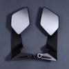 Espelhos de Motocicleta Winglets Stealth Espelho Grande Superfície de Espelho Asas Espelho 10mm/8mm Espelho Retrovisor de Motocicleta