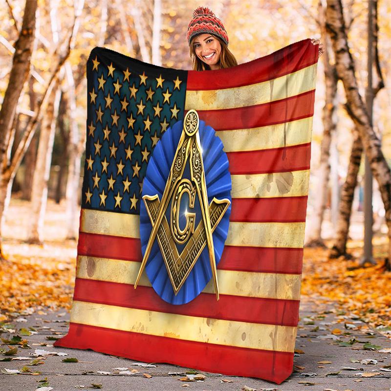 1PC Illuminati All-Seeing Eye Printed Blanket, All Season Lightweight Home Office Outdoor Nap Multifunctional Blanket