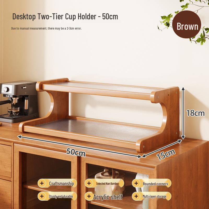 Suporte Organizador para Xícaras de Chá e Xícaras de Café para Bancadas e Mesas de Jantar