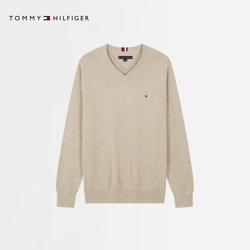 Tommy Hilfiger Men's V-Neck Cotton Pullover Sweater