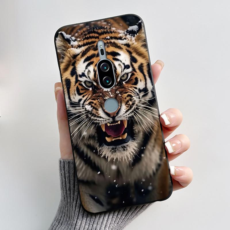 For Sony Xperia XZ2 Premium SO-04K SOV38 XZ2Premium Case Luxury Cute Cool Boys Girls Black Soft Silicone Back Cover TPU Housing