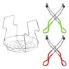 Canning Jar Rack Stainless Steel Canning Jar Lifter Tongs Steamer Rack for Stove Top Heating Regular Wide Mouth Mason Jars