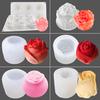 3d Rose Flowers Shape Silicone Cake Mold Dessert Candy Mould Bakeware Tools Diy Aroma Plaster Soap Making Home Ornament