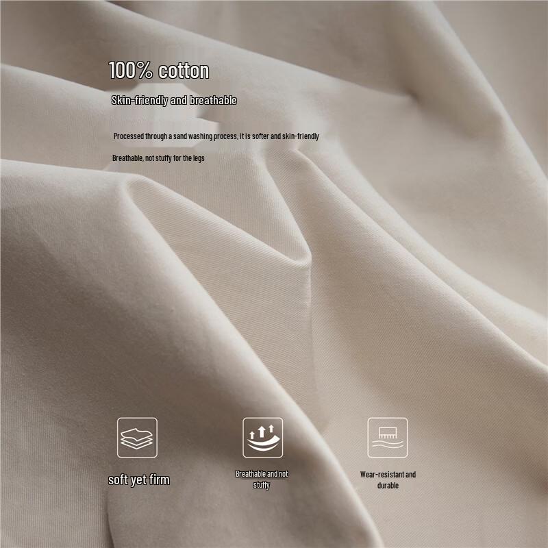 Giordano Women's Loose Fit Cropped Cotton Casual Pants