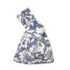 Japanese Mini Portable Knot Wrist Bag Women Top Handle Bag Simple Purse Handbags Waterproof Shopping Bag Phone Key Pouch