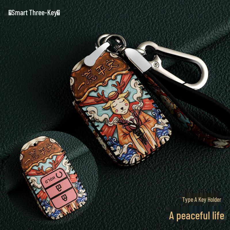 Honda Autoschlüsselhülle für Accord 10. Generation, Civic, Breeze, XRV, Lingpai, Vezel, Avancier, CRV, Envix, Guochao