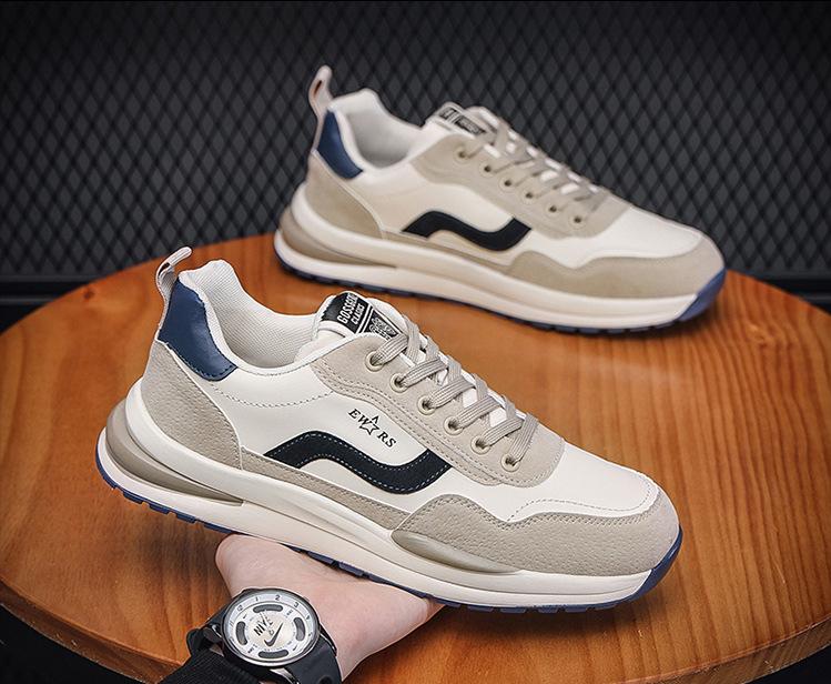 Factory New Breathable Board Shoes for Men, Trendy and Versatile, Height Increasing Sports and Leisure Running Shoes