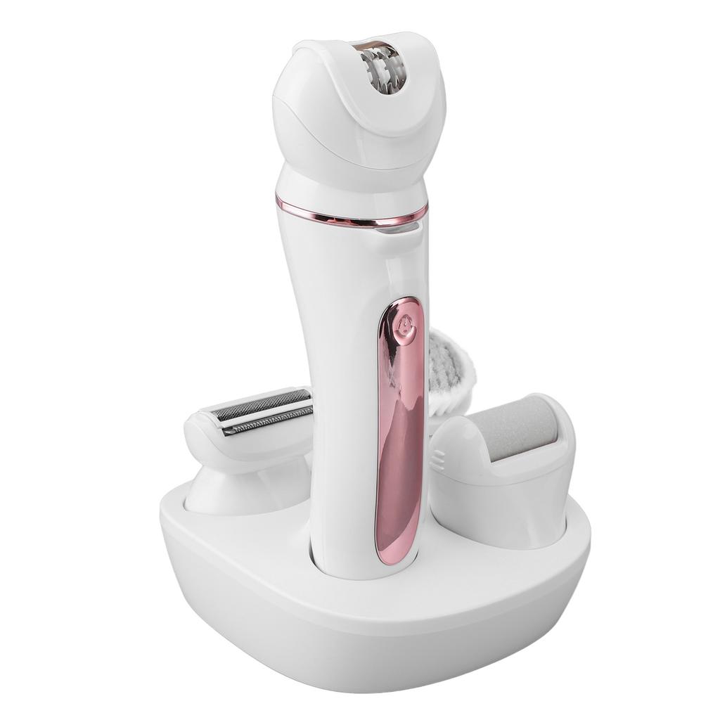 Electric Lady Trimmer Portable Hair Removal Head Shaving Head Face Washing Head Face Washing Head Face Washing Head 5 in 1 Lady Epilator for Women