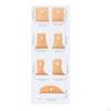7 Pieces Clay Trimming Tool DIY Wooden Pottery Rib Easy to Shape Potter Set for Art Class