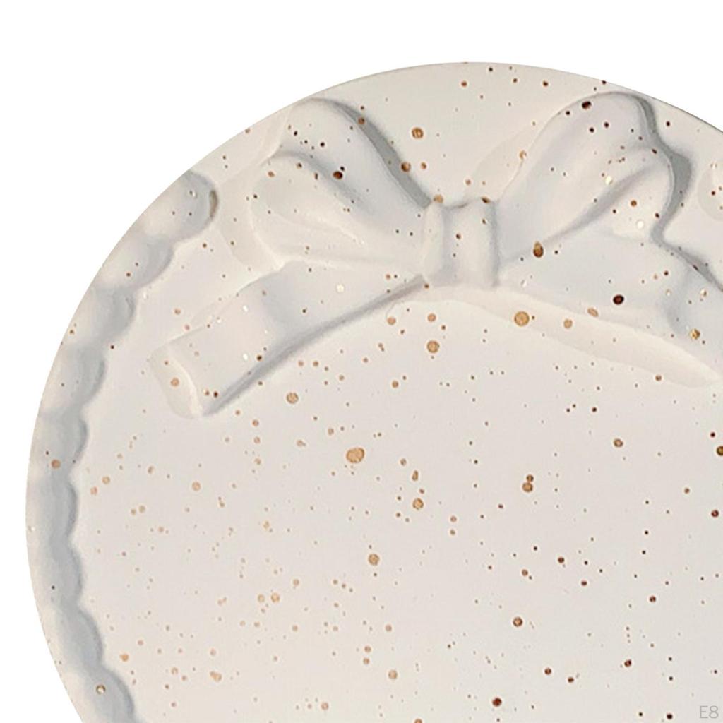 Decorative Tray Creative Shape Home Decor White Matte Jewelry Vanity Countertop Organizer