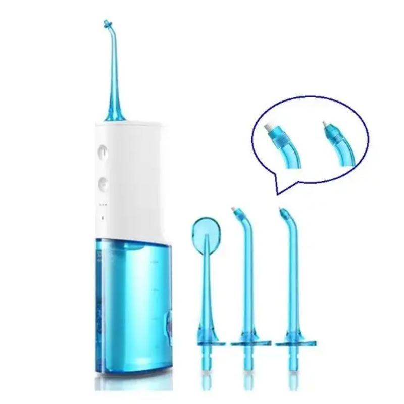 Oral Irrigator USB Rechargeable Water Flosser Portable Dental 4 Nozzles Water Jet Teeth Cleaner