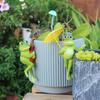 Interior Art Vertical Umbrella Simulation Frog Flower Pot Pendant Decoration Set Two Frog Resin Hanging