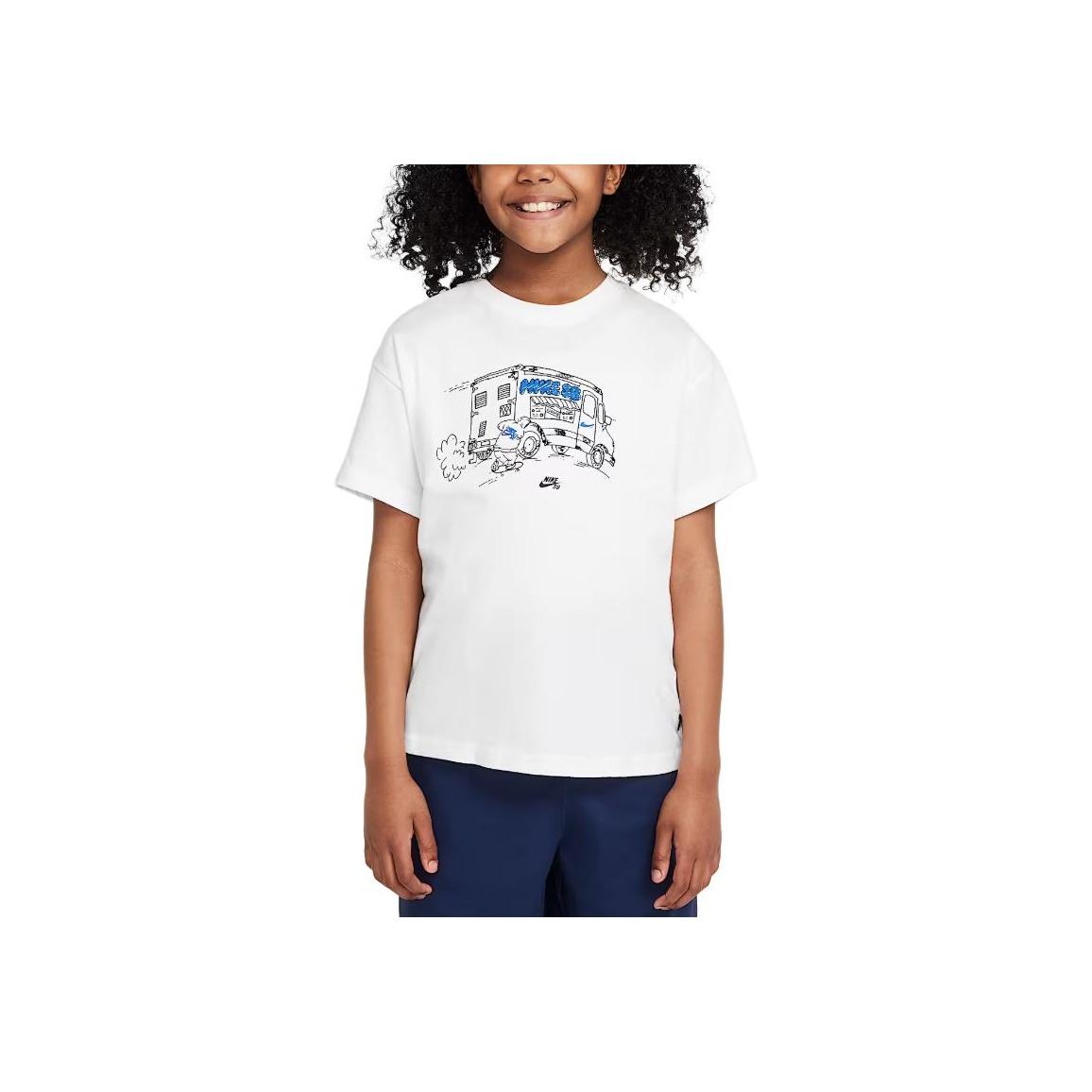 

New Nike Grade School T Shirts HQ3226-100 XL