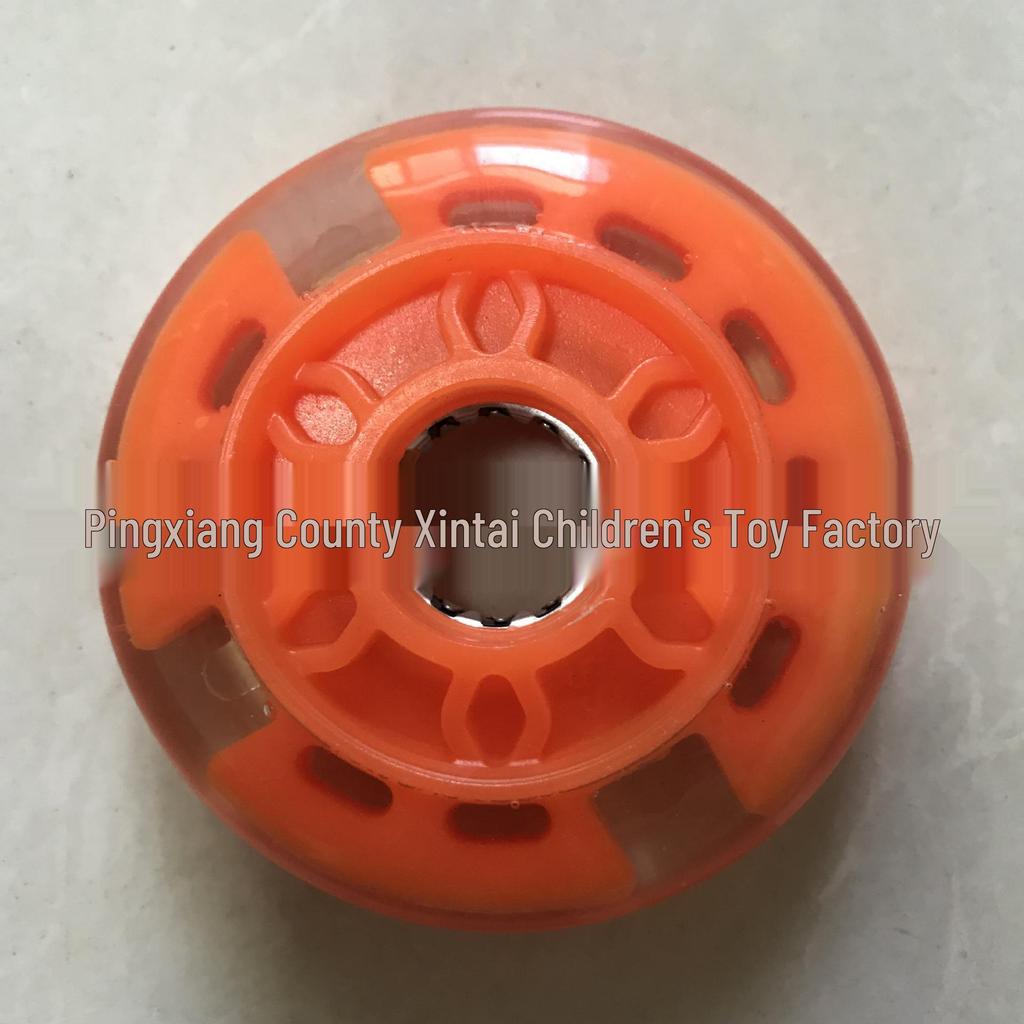 PU Flashing Scooter Wheel for Children's Wiggle Cars - Silent Roller Skating Caster Accessories