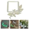 Leaf Photo Frame Carbon Steel Die Cut Stencils Decorative Embossing Paper Dies for Scrapbooking Photo Album Card Making