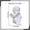 Angel Statue Resin Sculpture Decoration Retro Nordic Style Desktop Ornament for Living Room