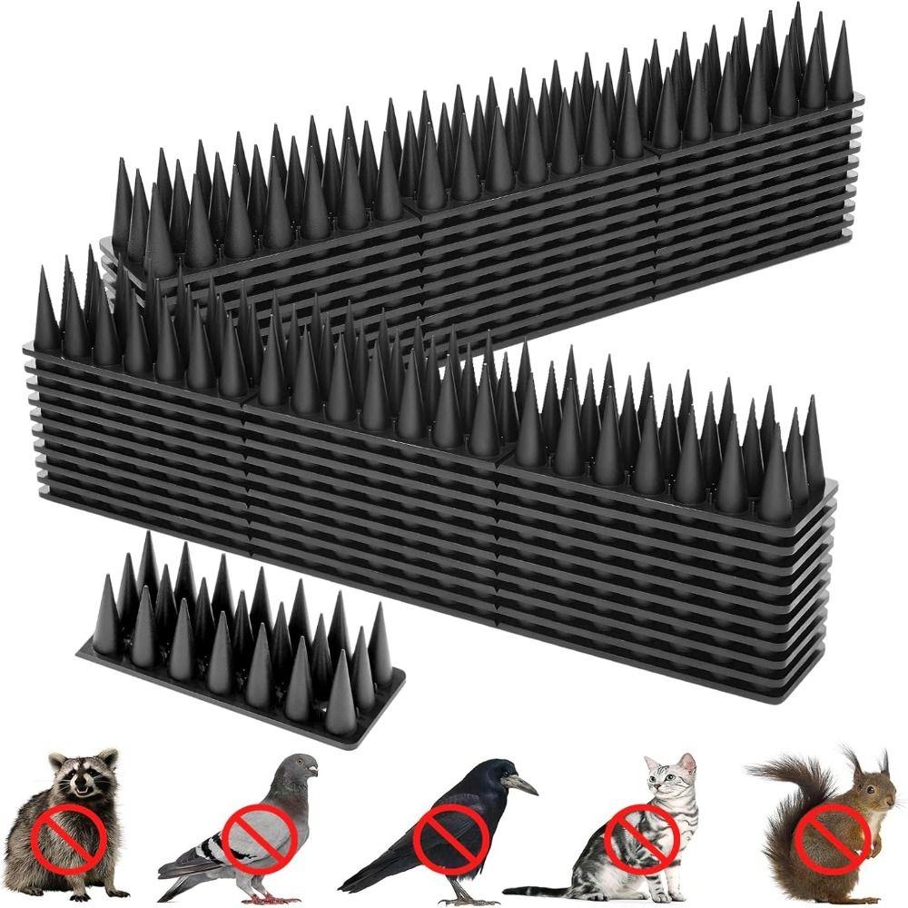 8/12pcs Long Lasting Bird Scarer Repeller Anti Climb Pigeon Deterrent Spikes  Animal Deterrent
