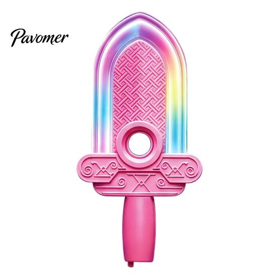 Fun Desk Toys for Anxiety 4-in-1 Spinning Fidget Lightsaber Toy, LED Colorful Light Up Rotatable Blade with Hand Spinner Stress Relief Motion