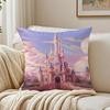Magical Whimsical Art Dreamy Castle Cushion Cover Pillowcase Antidustmite living Room Sofa Decor Cushion Room