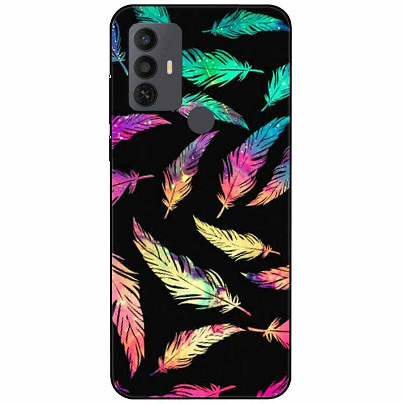 Für TCL 30 SE Hülle 305 6.52'' Silikon Weich Mode TPU Handyhülle für TCL 305 306 30SE Hülle 6165A Bumper Funda für TCL30SE 405